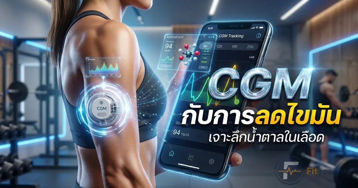 ทำไมคนสุขภาพดีถึงต้องติด CGM? เจาะลึกระดับน้ำตาลในเลือดกับการลดไขมันที่เห็นผลจริง